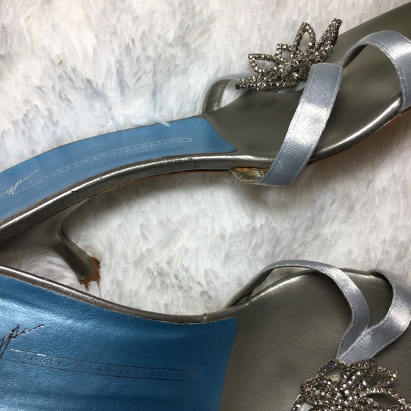 Giuseppe Zanotti Design | Silver Heels Size 38 (8) - Picture 4 of 8
